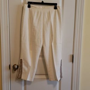 Tara Vao Linen Capri Dress Pants